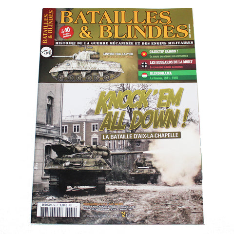 Magazine / revue militaire Batailles & Blindés numéro 54