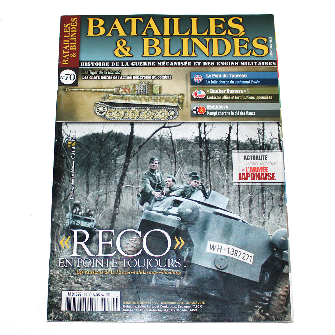 Magazine / revue militaire Batailles & Blindés numéro 70