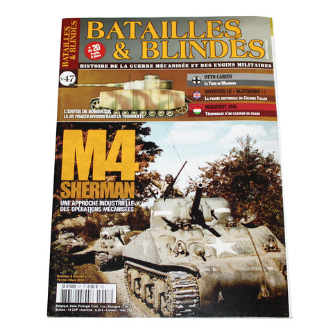 Magazine / revue militaire Batailles & Blindés numéro 47