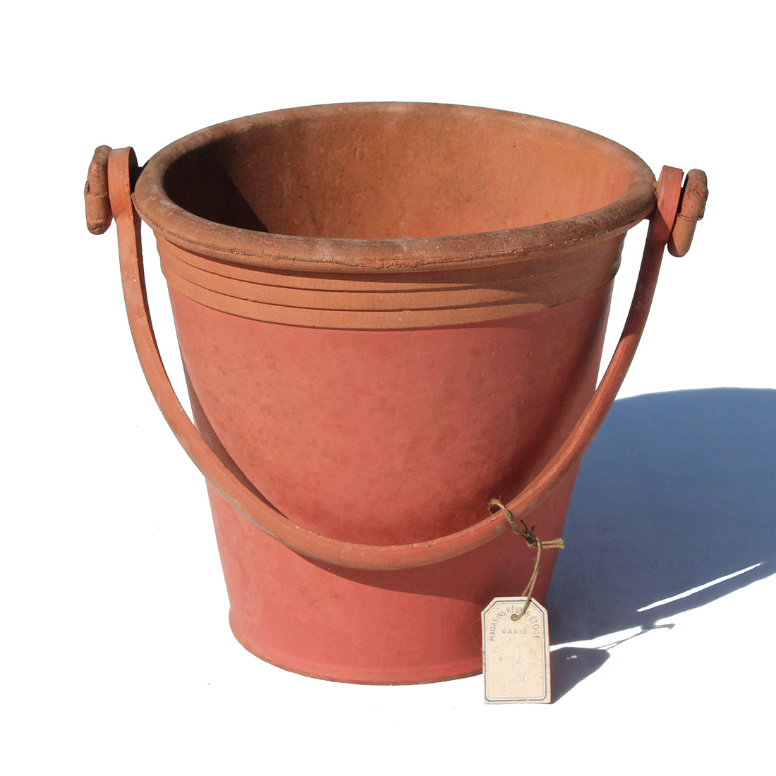 Jouet de plage / Ancien seau en caoutchouc / Magasins Réunis Étoile Paris