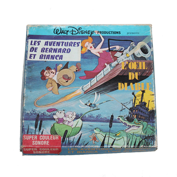 Film super 8 vintage / Les Aventures de Bernard et Bianca / L'Oeil du Diable / Walt Disney Productions