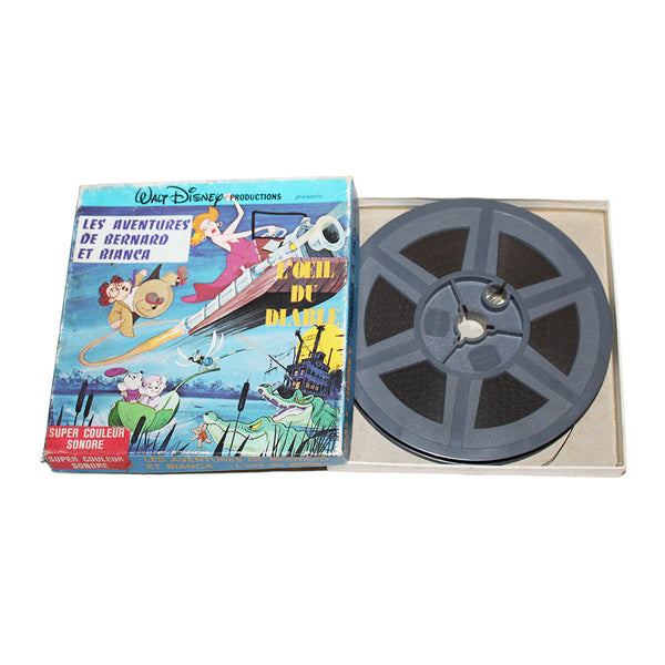 Film super 8 vintage / Les Aventures de Bernard et Bianca / L'Oeil du Diable / Walt Disney Productions