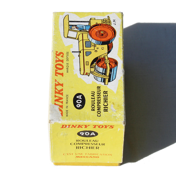 Véhicule miniature 1:43 Dinky Toys 90A Rouleau Compresseur Richier / en boîte