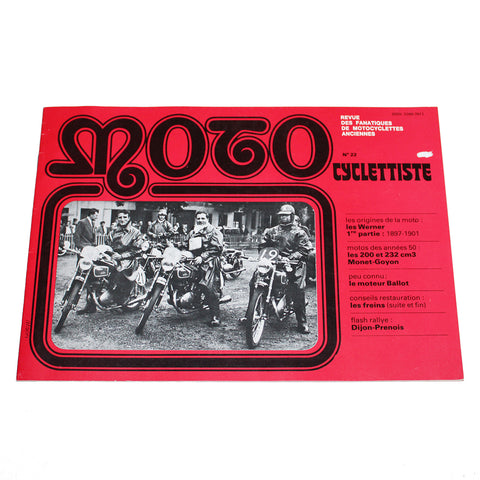 Magazine / revue vintage Moto Cyclettiste n° 22 automne 1981