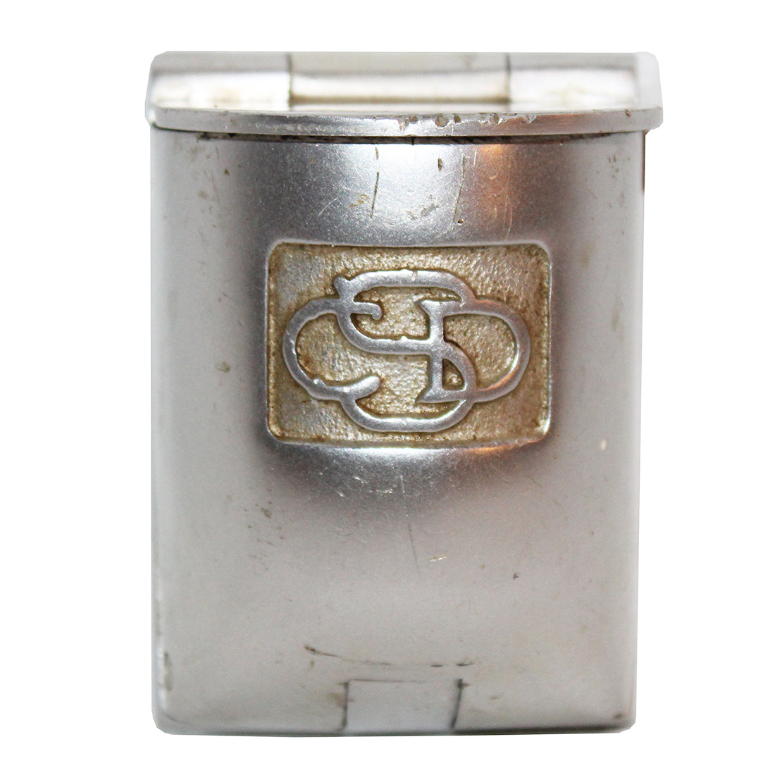 Pendentif Vintage Publicitaire Vache/porc Gravé Argenté - Ancien Objet 307 - Occasion Bon état