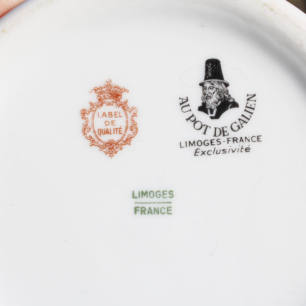 Pot à pharmacie ancien « Baume Nerval » – Porcelaine de Limoges – Au Pot de Galien