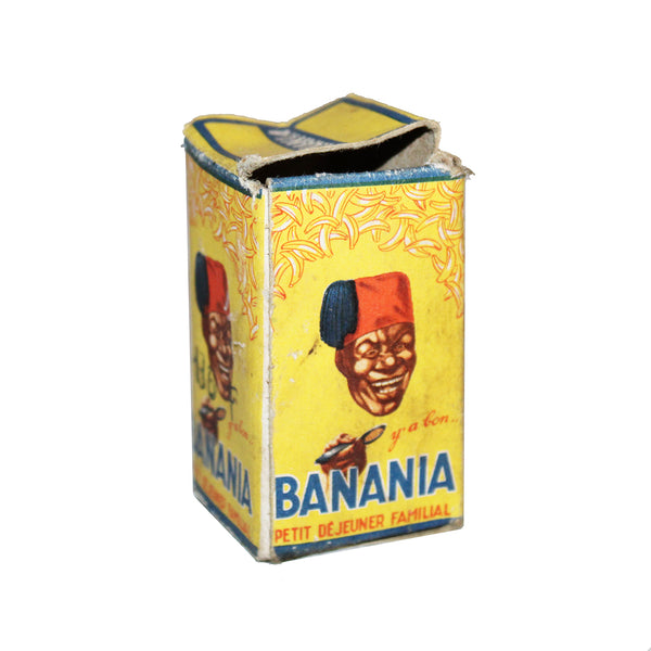 Mini boîte publicitaire Banania jouet miniature d'épicerie Renolux
