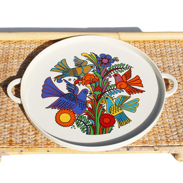 Plat à tarte / gâteau rond vintage Villeroy & Boch modèle Acapulco