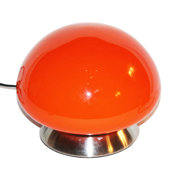 Lampe Touch Ovni champignon tactile / verre orange