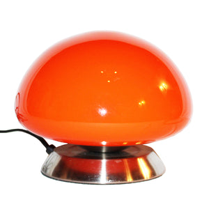 Lampe Touch Ovni champignon tactile / verre orange