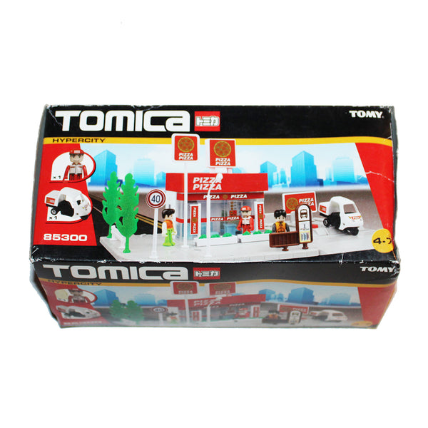 Boîte Tomica Hypercity – Pizzeria Pizza Pizza – Réf. 85300 – Tomy – 2008