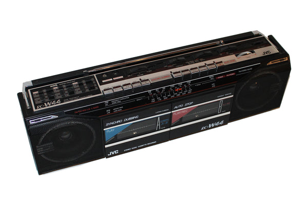 Electro vintage Boombox poste radio cassette JVC modèle RC-W44E