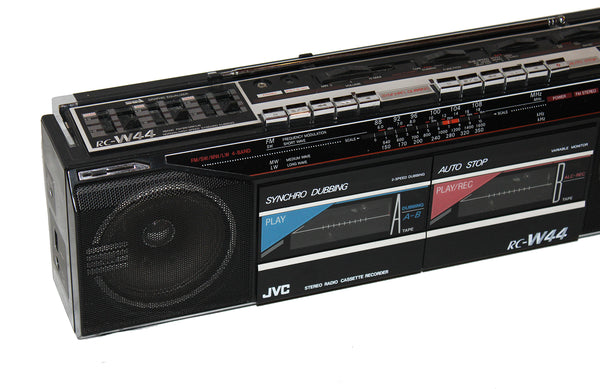 Electro vintage Boombox poste radio cassette JVC modèle RC-W44E