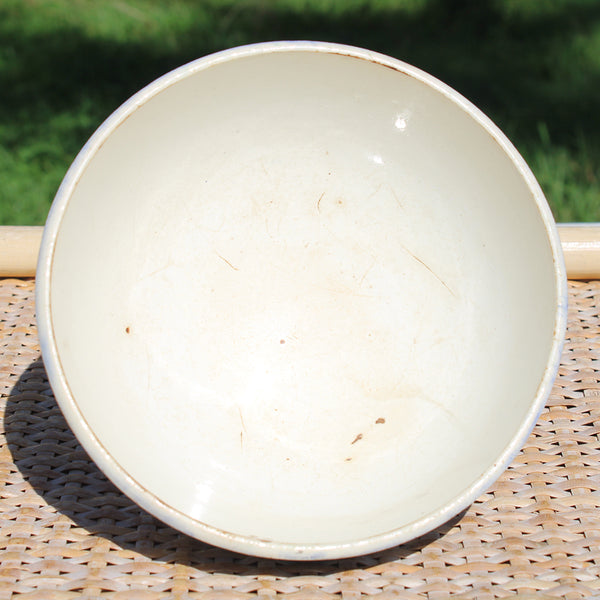 Ancien bol en faïence / motifs bleus / Digoin ? Creil ?