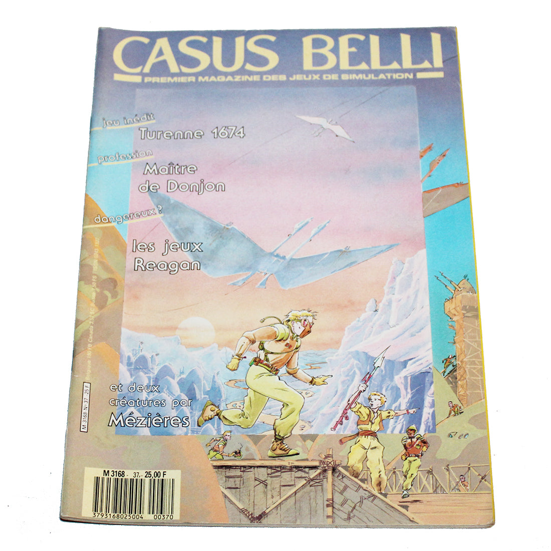 Magazine / revue vintage JDR Casus Belli numéro 37 + encart / jeu ( 1987 )