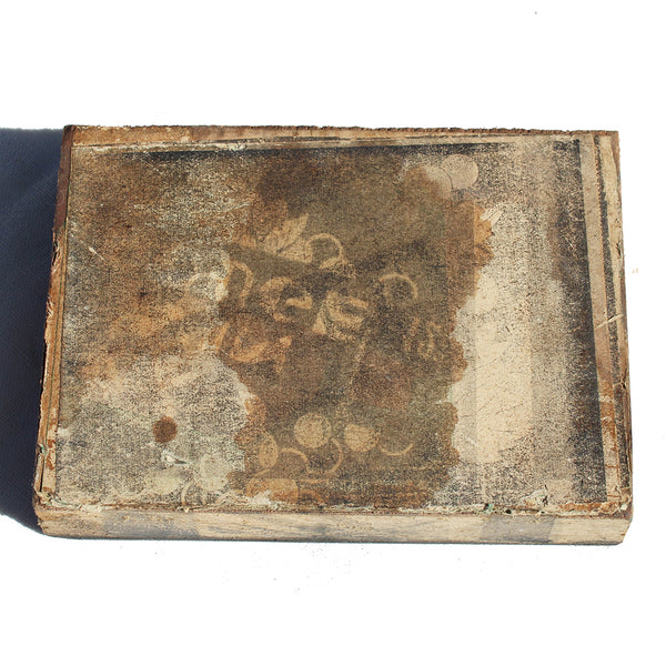 Ancienne matrice d'impression / tampon Vin Rouge 12 °