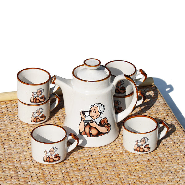 ANCIENNE TASSE À café terre de fer H B et Cie Choisy, French vintage ANCIENNE TASSE À café terre de fer H B et Cie Choisy, French vintage