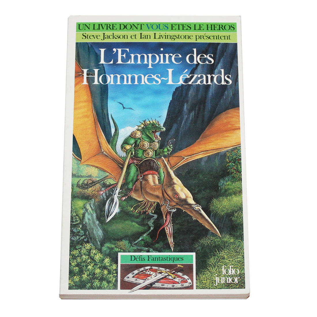 Livre LDVELH - Défis Fantastiques - L'Empire des Hommes-Lézards