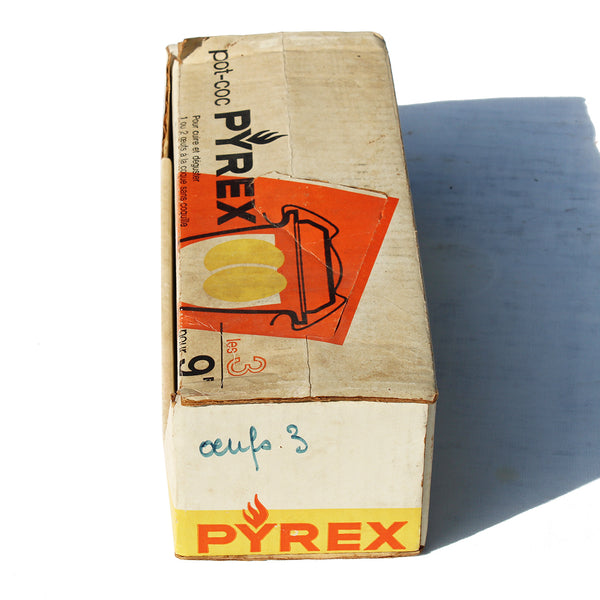 Boîte de 3 pot-coc Pyrex vintage milieu des années 1960