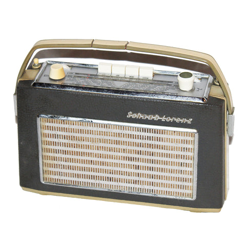 Electro vintage radio portative Schaub Lorenz modèle Weekend Touring T 40 L Automatik de 1963