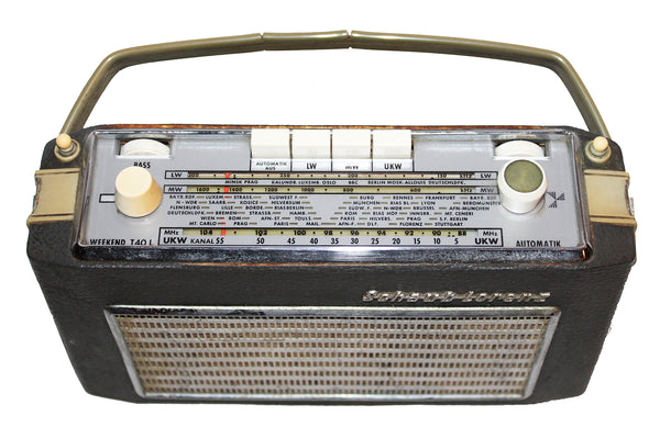 Electro vintage radio portative Schaub Lorenz modèle Weekend Touring T 40 L Automatik de 1963