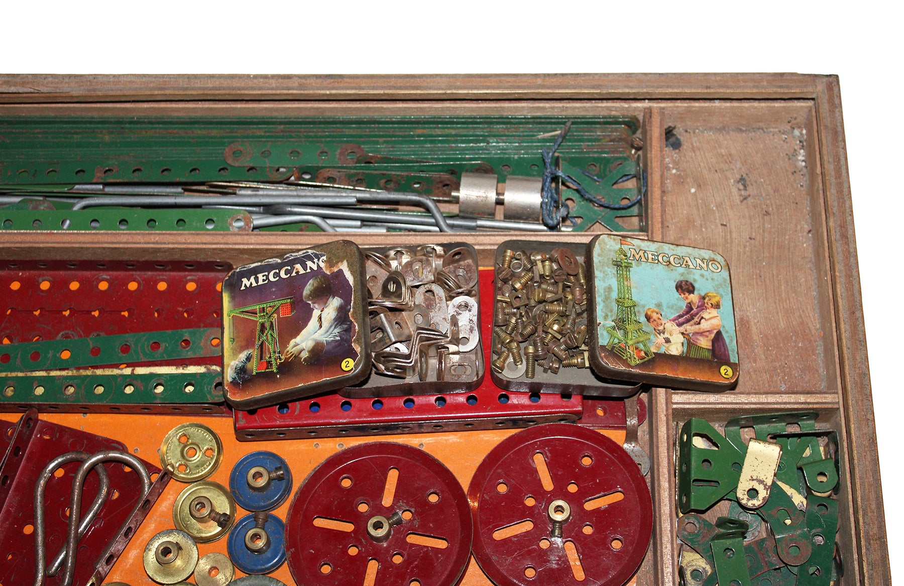 ancienne BOITE MECCANO numero 1A - 1920/30 - avec notice ancienne BOITE MECCANO numero 1A - 1920/30 - avec notice
