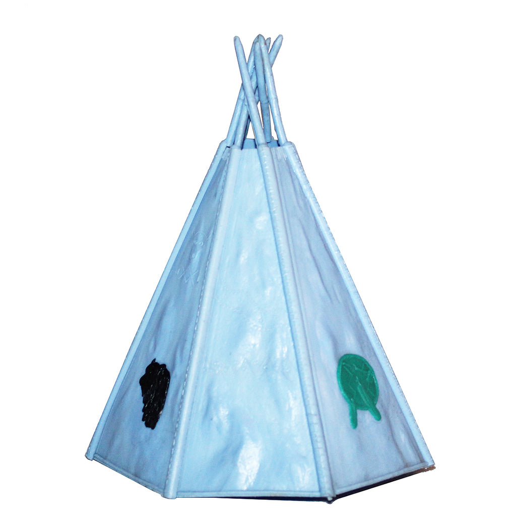 tente indienne tipi Timpo Toys tente indienne tipi bleu ciel – La Roue du Passé