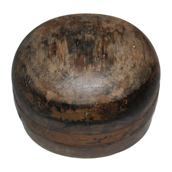 Ancienne marotte / forme à chapeau en bois de chapelier taille 57