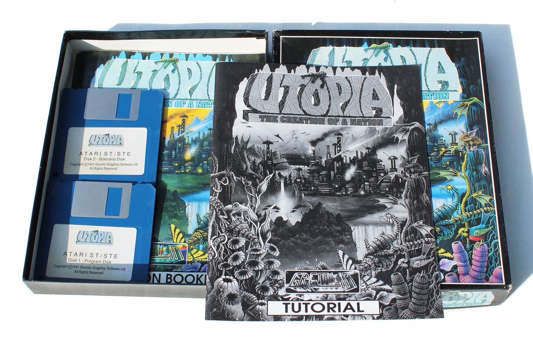 Jeu UTOPIA / Dick Tracy Pour Atari ST – Titus Software – Testé, Fonctionne