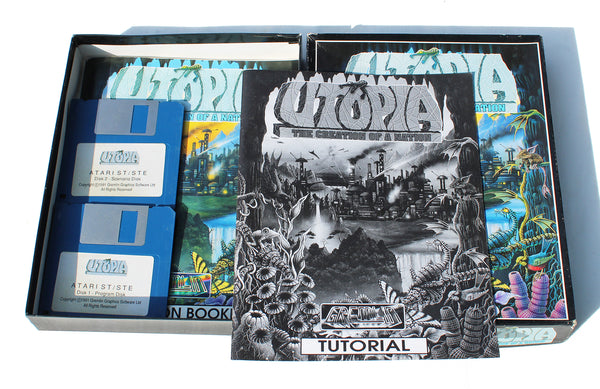 Jeu vidéo vintage Utopia - The Creation of a Nation / Atari ST / STE en boîte ( 1991 )