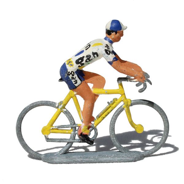 Figurine coureur cycliste Salza / Tour de France / maillot Gan / no Aludo Roger