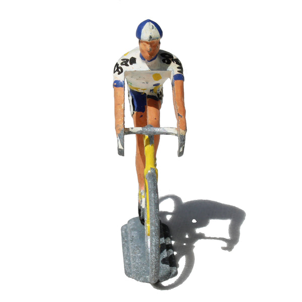 Figurine coureur cycliste Salza / Tour de France / maillot Gan / no Aludo Roger