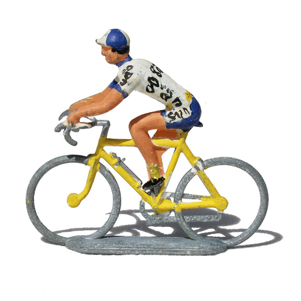 Figurine coureur cycliste Salza / Tour de France / maillot Gan / no Aludo Roger