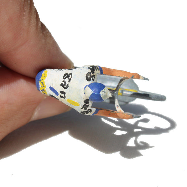 Figurine coureur cycliste Salza / Tour de France / maillot Gan / no Aludo Roger