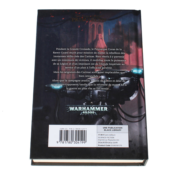 Livre / Roman Warhammer 40000 40K Corax Seigneur des Ombres / Guy Haley