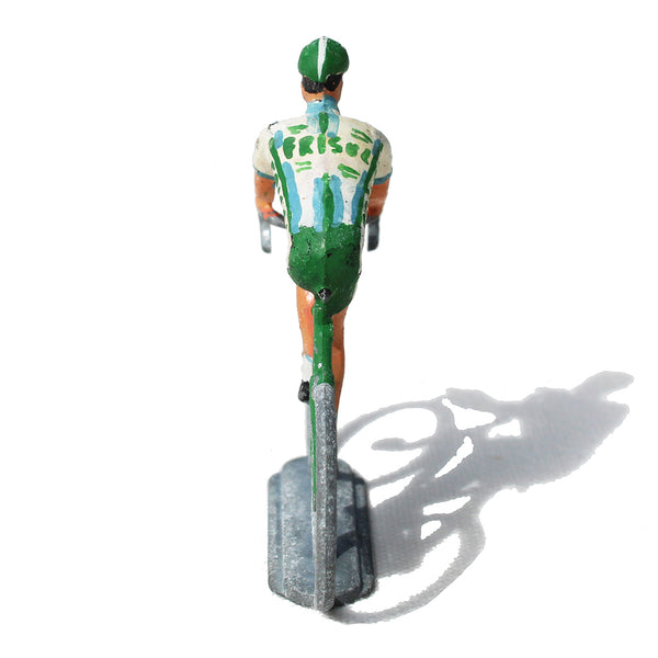 Figurine coureur cycliste Salza / Tour de France / maillot Frisol  no Aludo Roger