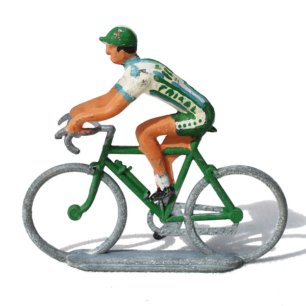 Figurine coureur cycliste Salza / Tour de France / maillot Frisol  no Aludo Roger