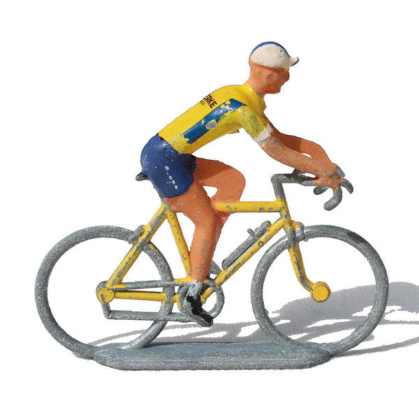 Figurine coureur cycliste Salza / Tour de France / maillot Ijsboerke Colnago