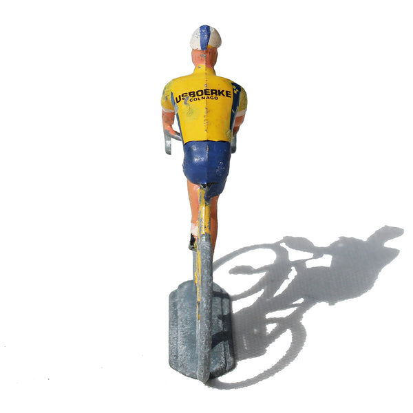 Figurine coureur cycliste Salza / Tour de France / maillot Ijsboerke Colnago