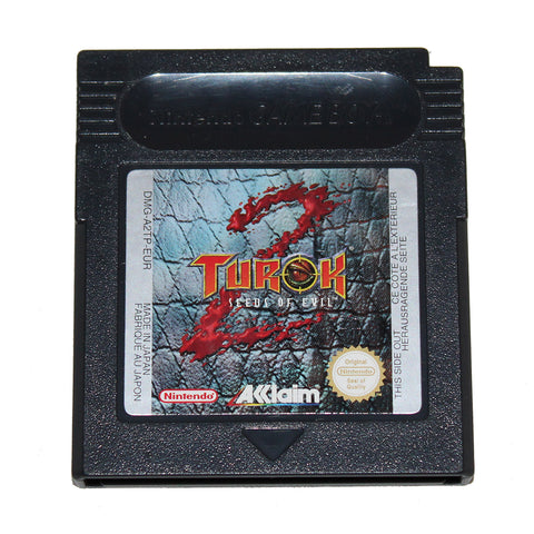 Jeu vidéo cartouche Nintendo Game Boy Color Turok 2 Seeds of Evil