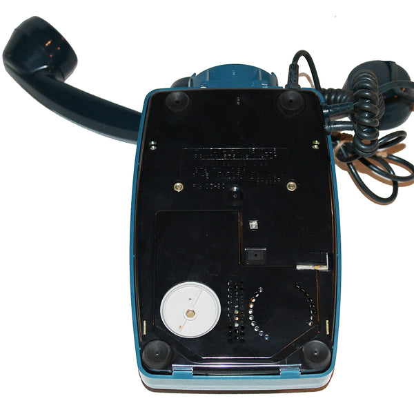 Téléphone vintage Socotel S63 bleu à touches