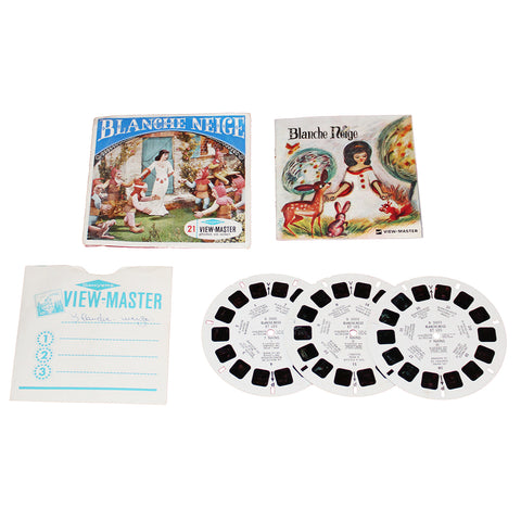 Pochette de disques photos en relief View Master Blanche Neige no Disney