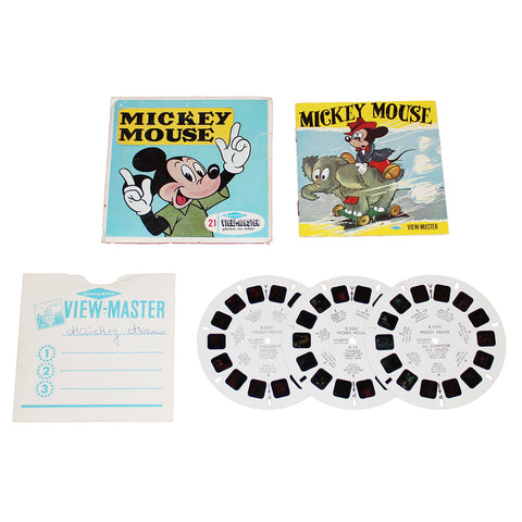 Pochette de disques photos en relief View Master Sawyer's Mickey Mouse