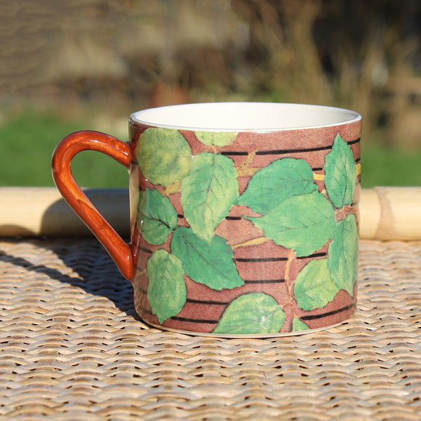 Tasse à café en porcelaine de Gien modèle Évasion