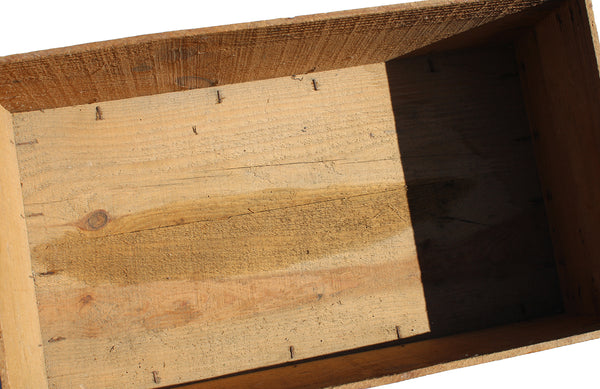 Ancienne caisse en bois / Grands Viviers de Primel / Crustacés Vivants / Oulhen & Fils à Plougasnou