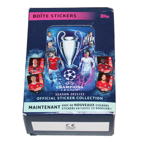 Boîte collector Topps UEFA Champions League Stickers 2021 / 2022 no Panini