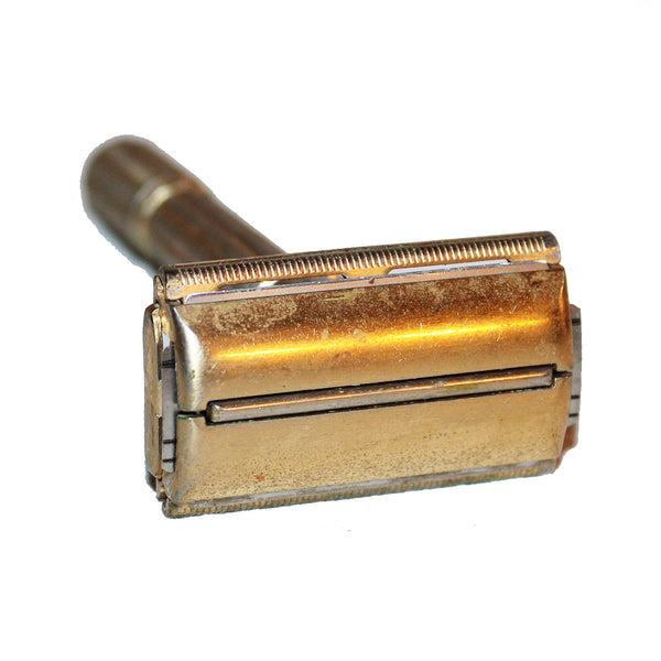 Ancien rasoir de sûreté Gillette modèle Aristocrat Adjustable made in USA