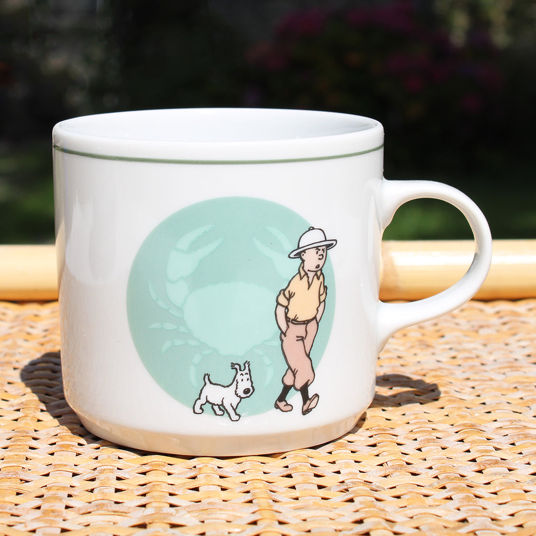 Tasse / mug en porcelaine Tintin Le Crabe aux Pinces d'Or ( Hergé-Tintin Licensing )