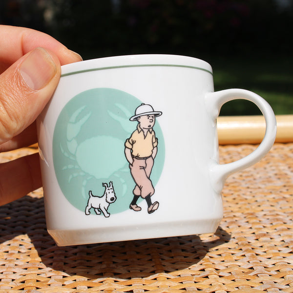 Tasse / mug en porcelaine Tintin Le Crabe aux Pinces d'Or ( Hergé-Tintin Licensing )