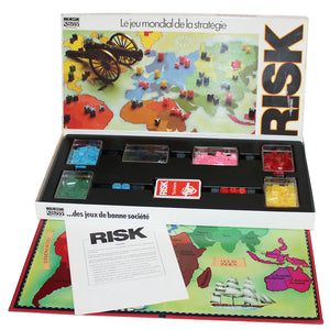 Jeu de société vintage Risk complet Miro-Meccano (1976)